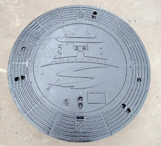 雨花球墨铸铁井盖定制款展示